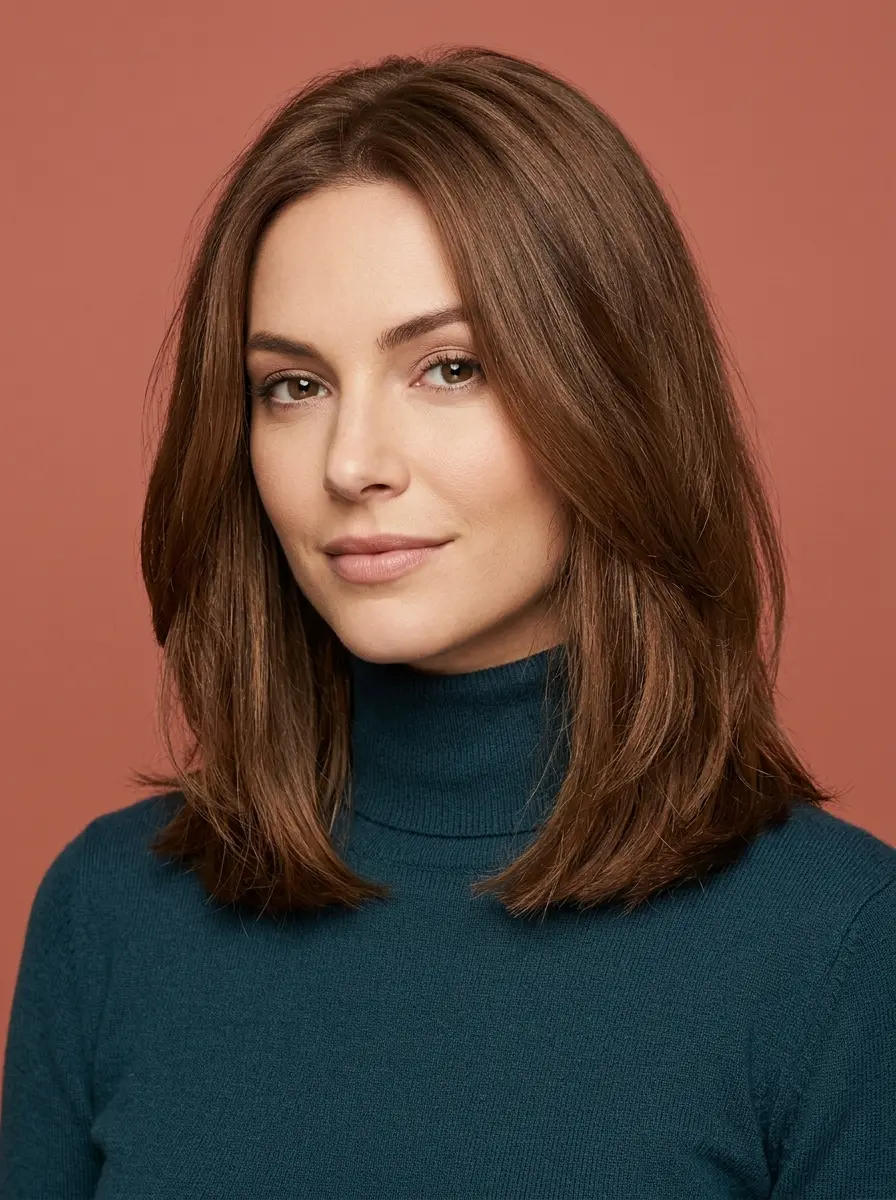 19 Medium Length Haircuts for Thick Hair That Cut Bulk Without Losing Shape 3 medium length haircuts for thick hair that cut bul 1110