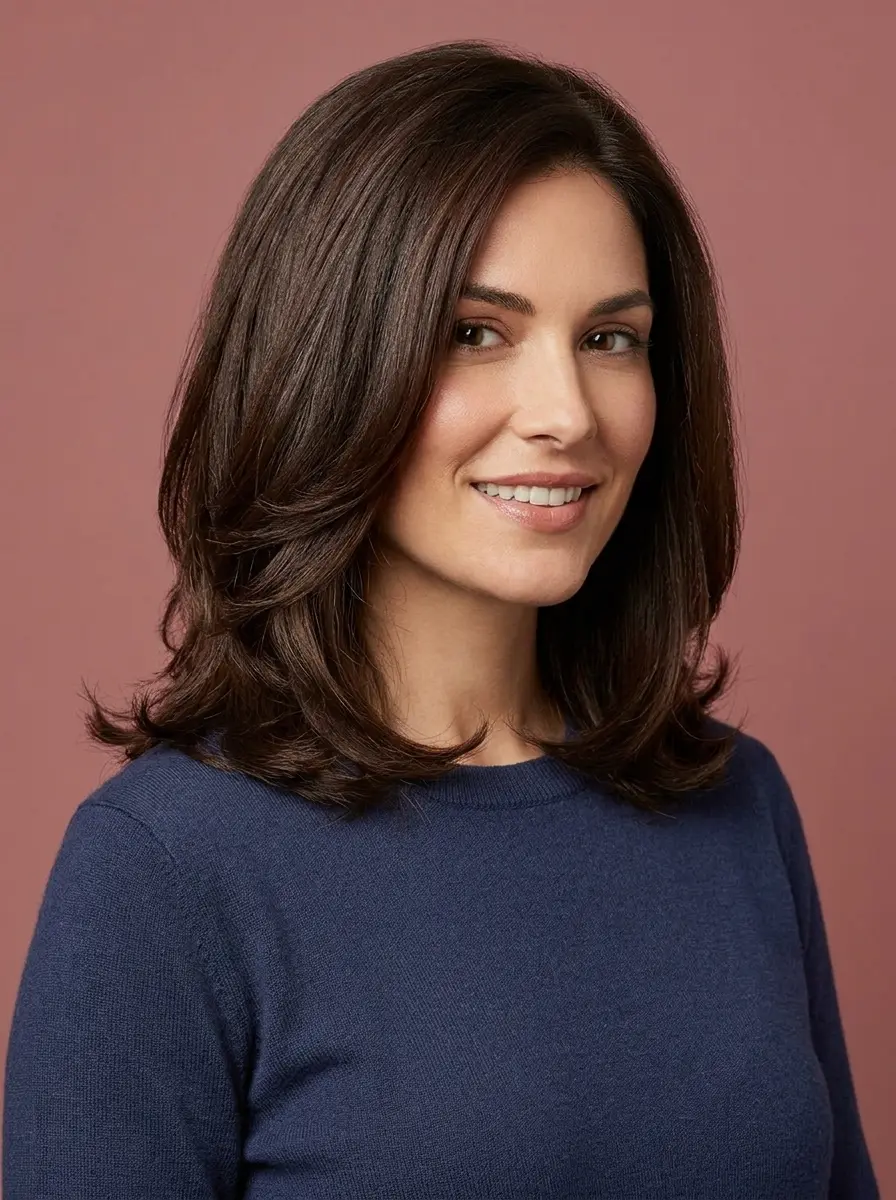 19 Medium Length Haircuts for Thick Hair That Cut Bulk Without Losing Shape 4 medium length haircuts for thick hair that cut bul 1111