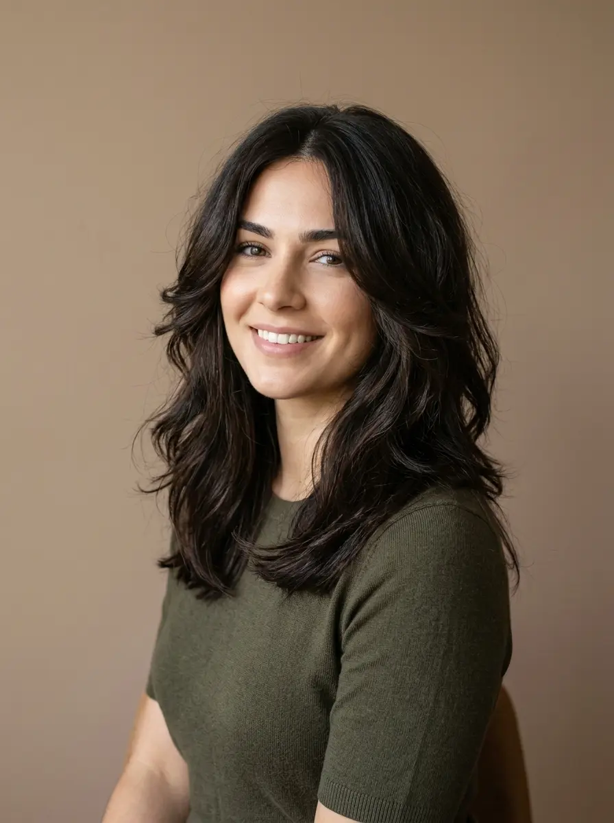 19 Medium Length Haircuts for Thick Hair That Cut Bulk Without Losing Shape 8 medium length haircuts for thick hair that cut bul 1115