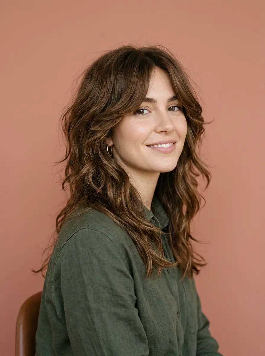19 Medium Length Haircuts for Thick Hair That Cut Bulk Without Losing Shape 16 medium length haircuts for thick hair that cut bul 1123