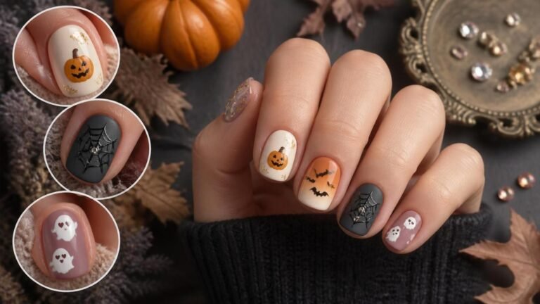 17 Short Halloween Nail Ideas That Are Cute, Spooky & Totally Stylish