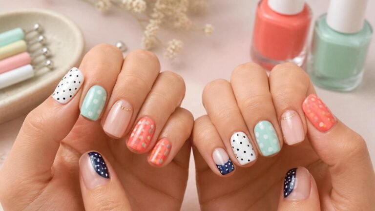 34 Polka Dot Nail Designs That Are Fun, Fresh & So Easy to Copy