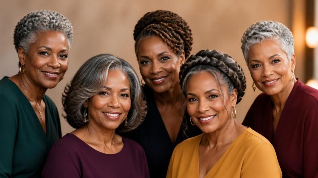 20 Gorgeous Hairstyles for Older Black Women Over 50 That Celebrate Every Crown 1 nail 057