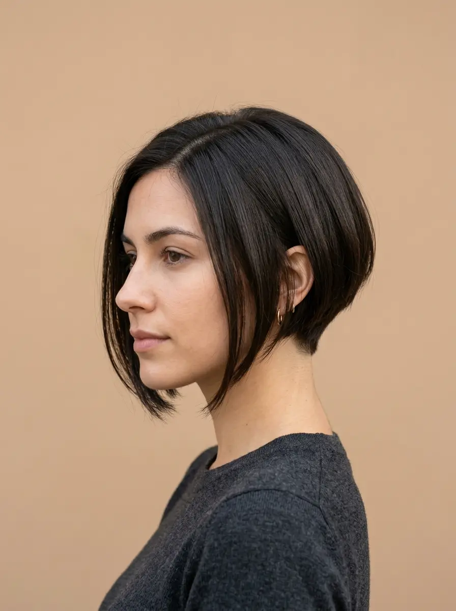 short bob hairstyles for dark thin fine hair 1600