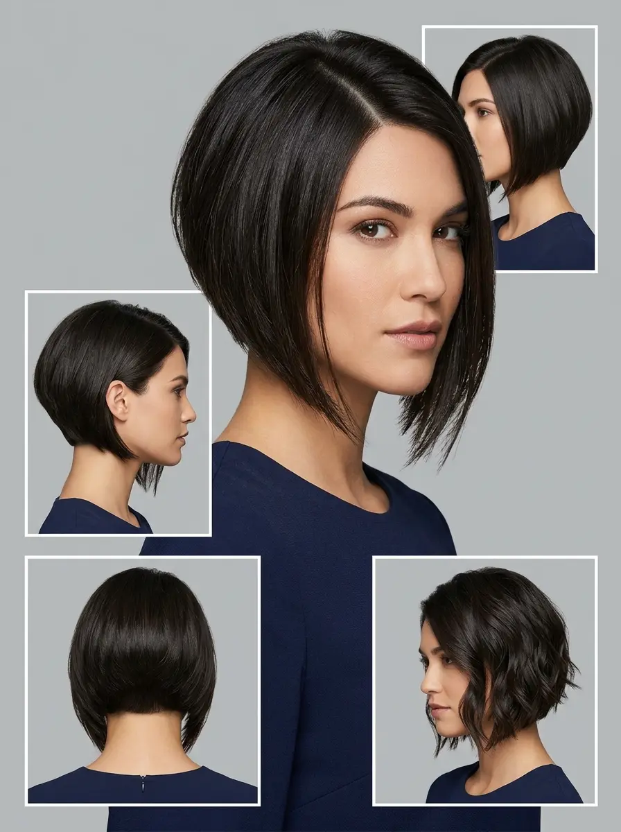 short bob hairstyles for dark thin fine hair 1601