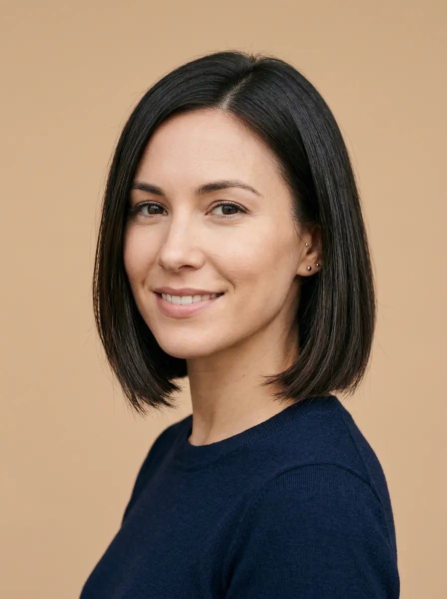 short bob hairstyles for dark thin fine hair 1603