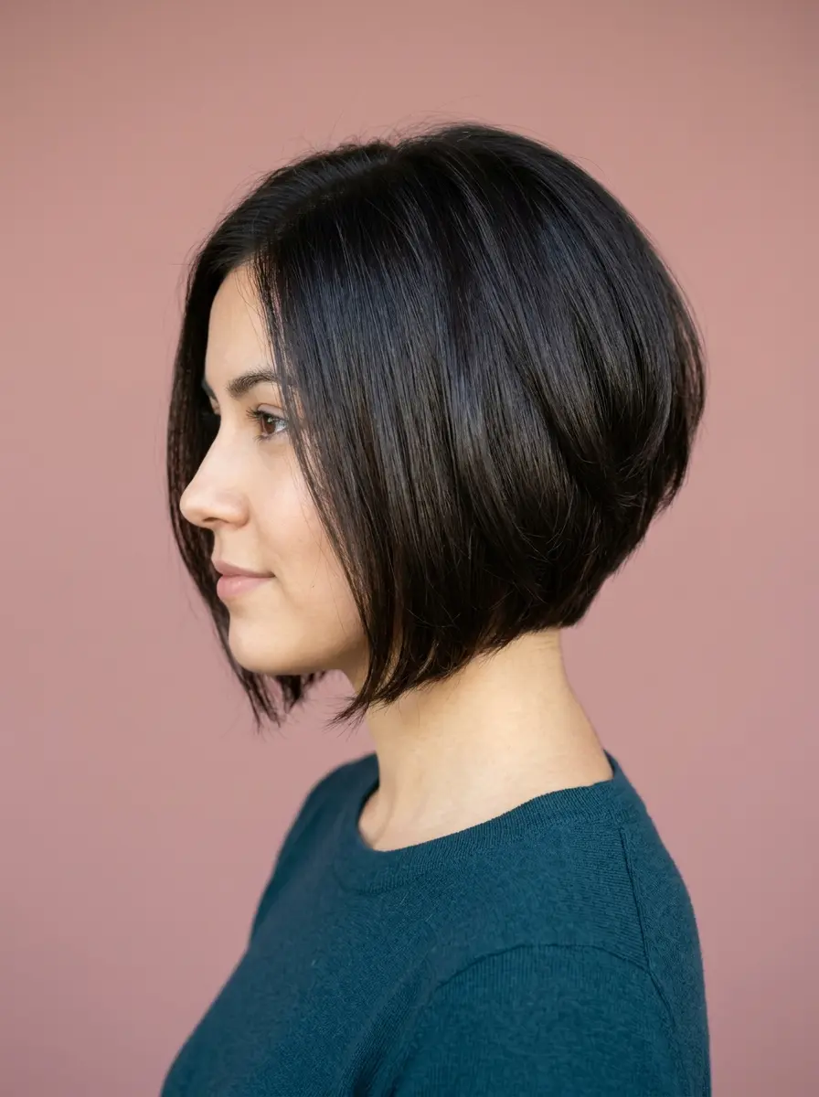 short bob hairstyles for dark thin fine hair 1616