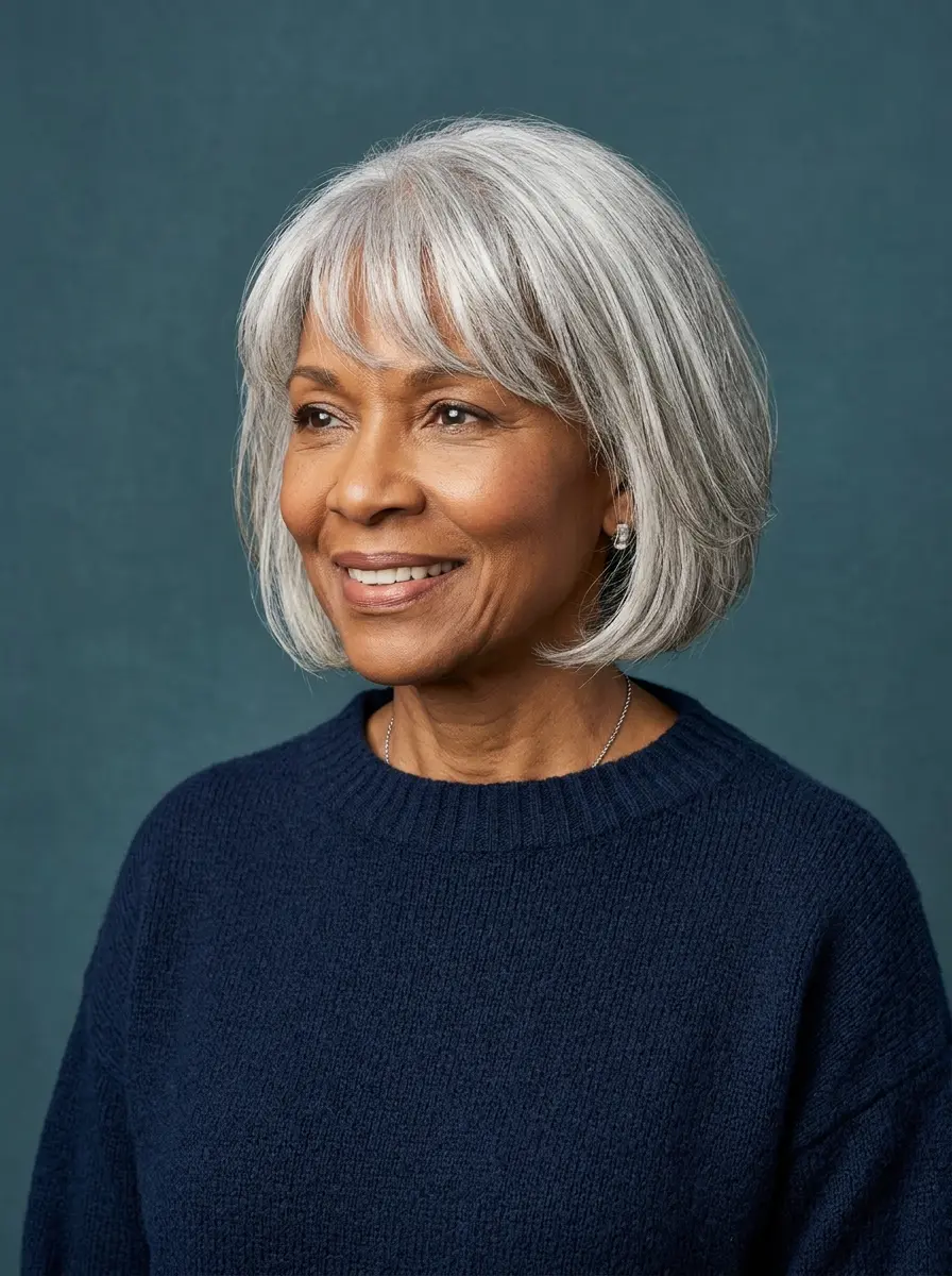 stunning bob hairstyles for older black women that 1165
