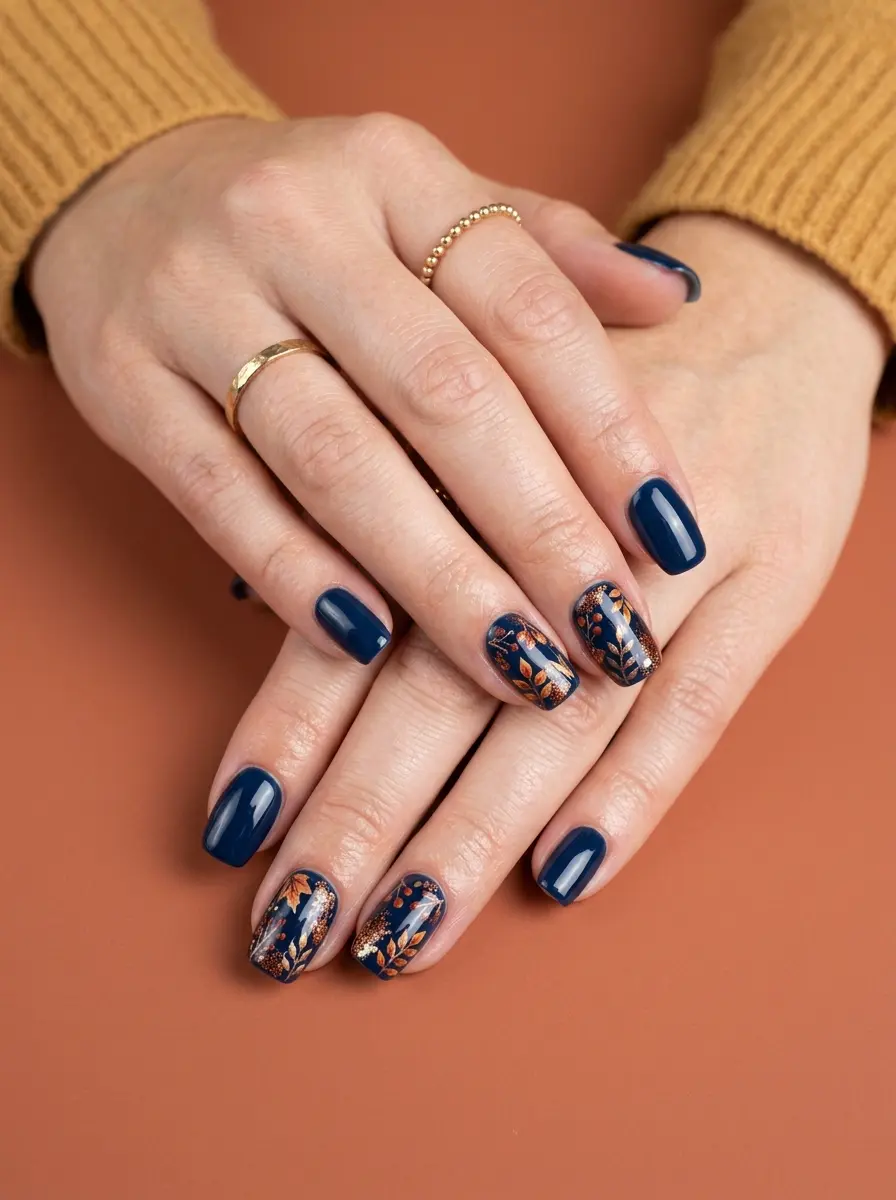 22 Stunning Fall Transition Nails to Upgrade Your Seasonal Look 2 stunning fall transition nails 1578