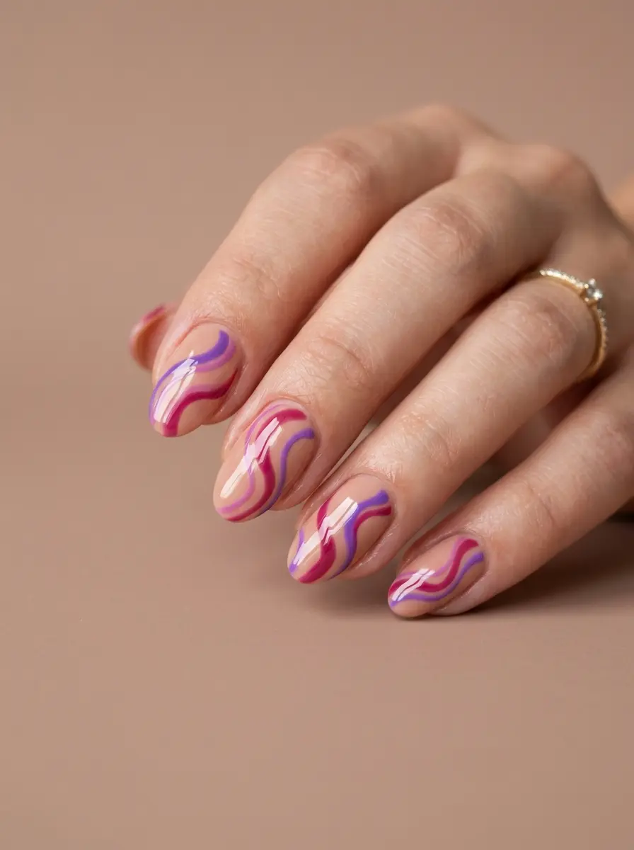 22 Stunning Fall Transition Nails to Upgrade Your Seasonal Look 13 stunning fall transition nails 1589
