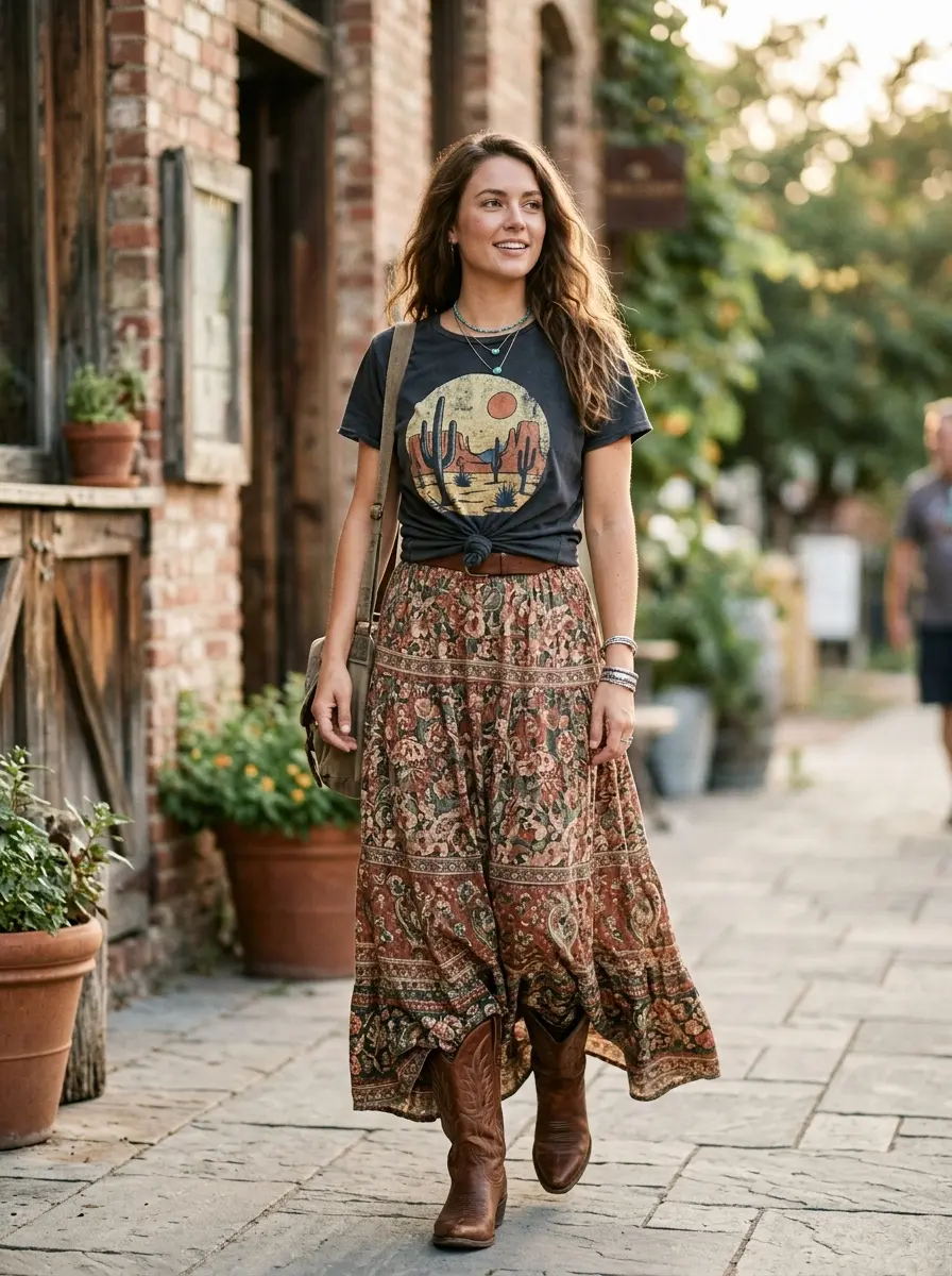 style cowboy boots outfit ideas 1390