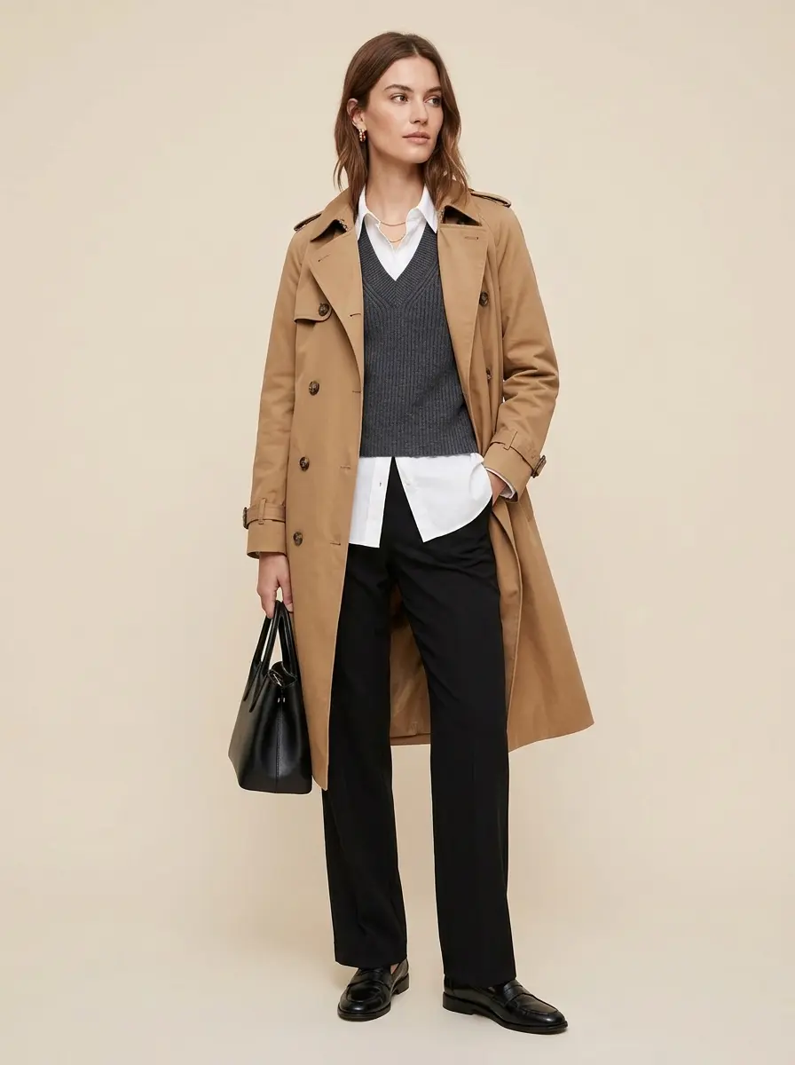 32 Stylish Trench Coat Outfits You'll Want to Wear Every Single Day 1 stylish trench coat outfits 1408