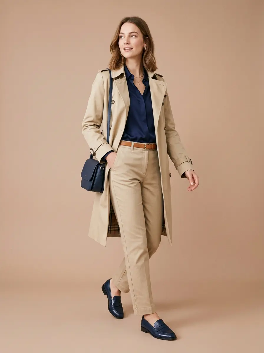 32 Stylish Trench Coat Outfits You'll Want to Wear Every Single Day 17 stylish trench coat outfits 1424