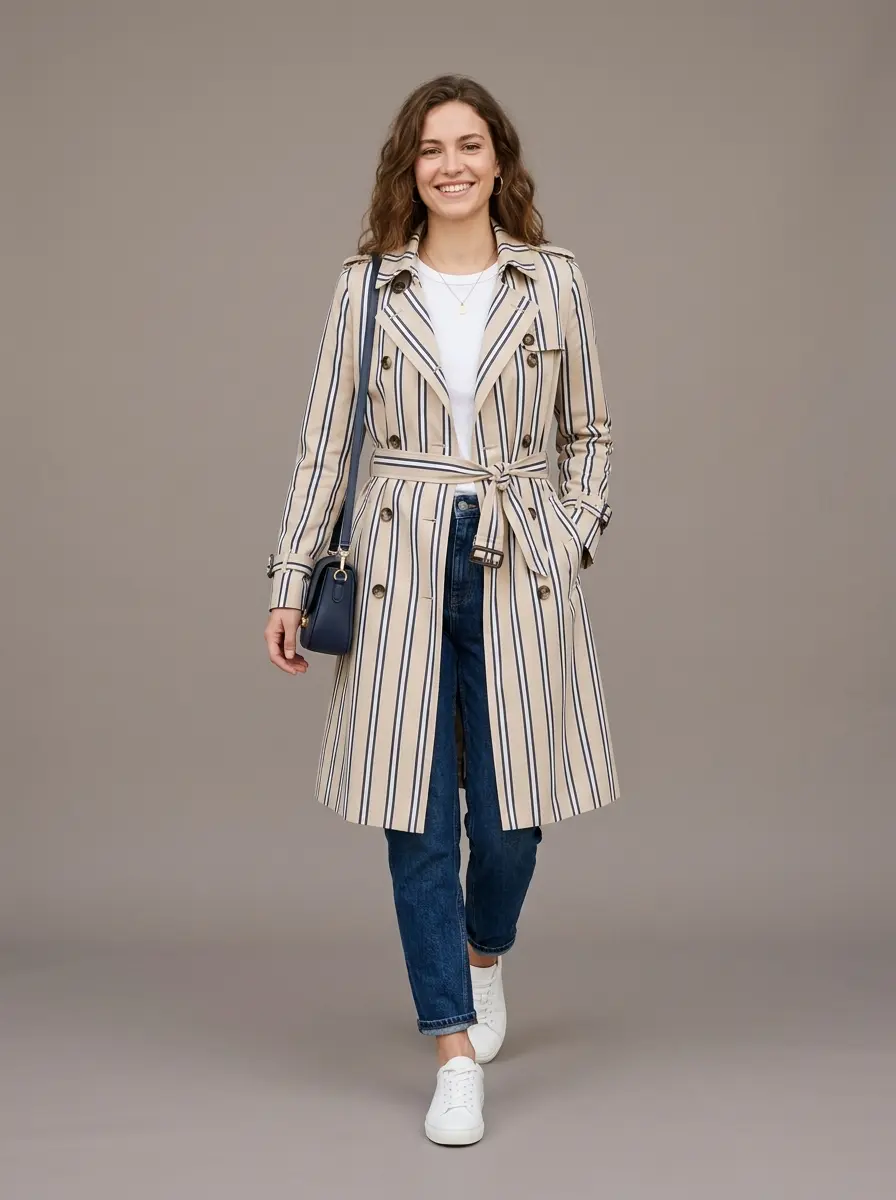32 Stylish Trench Coat Outfits You'll Want to Wear Every Single Day 23 stylish trench coat outfits 1430