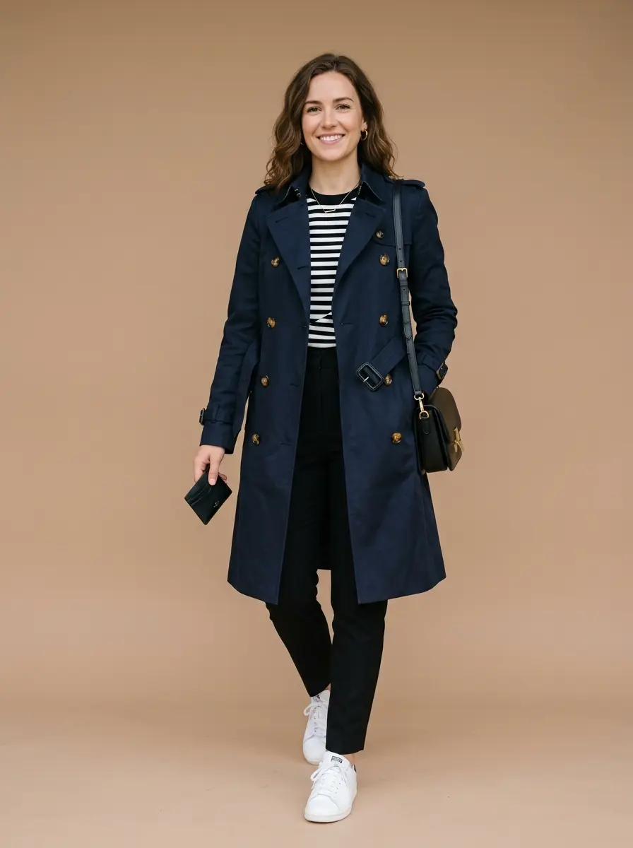 32 Stylish Trench Coat Outfits You'll Want to Wear Every Single Day 32 stylish trench coat outfits 1439