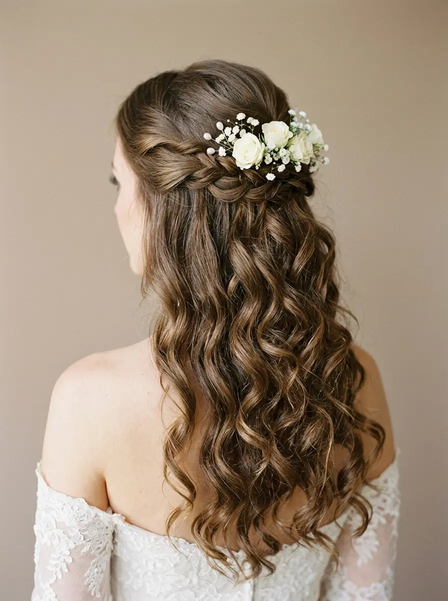 6 Wedding Hairstyles for Long Hair That Look Bridal-Perfect 1 wedding hairstyles for long hair that look bridal 1271
