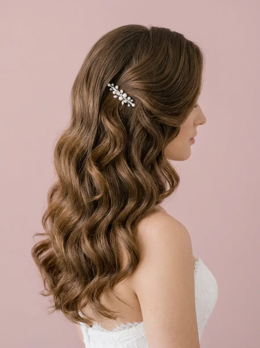 6 Wedding Hairstyles for Long Hair That Look Bridal-Perfect 2 wedding hairstyles for long hair that look bridal 1272