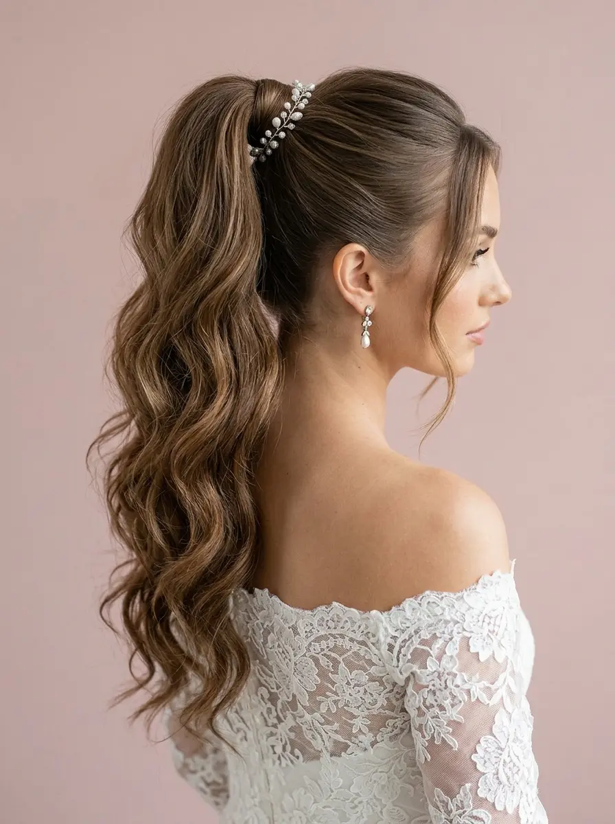 6 Wedding Hairstyles for Long Hair That Look Bridal-Perfect 6 wedding hairstyles for long hair that look bridal 1276