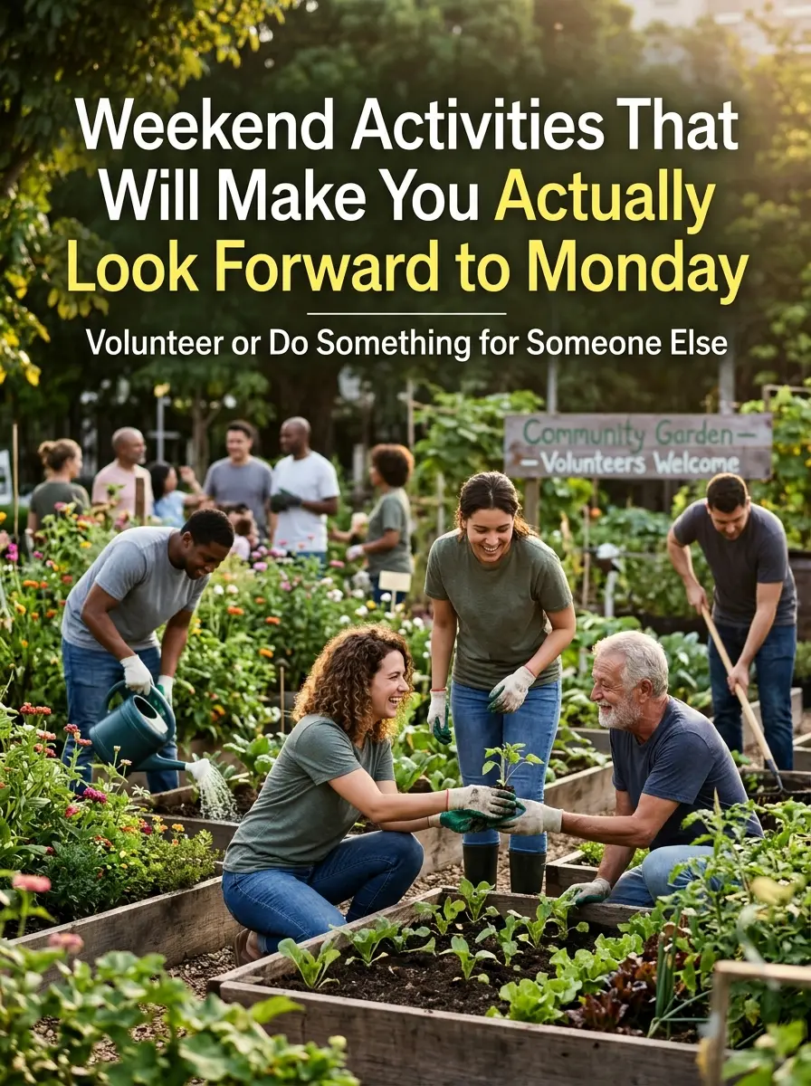 weekend activities that will make you actuall 1406