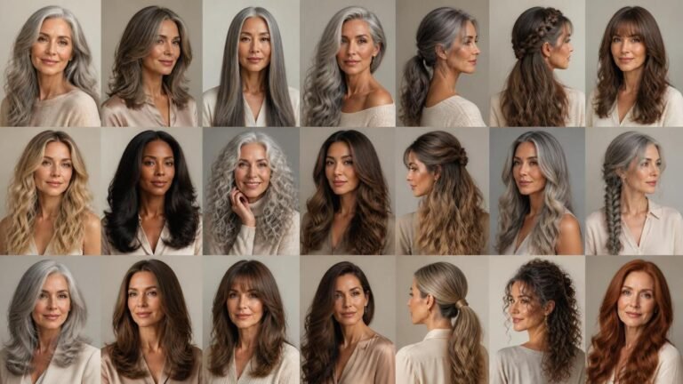 Elegant Long Hairstyles for Mature Women: 20 Chic Ideas to Enhance Your Natural Beauty