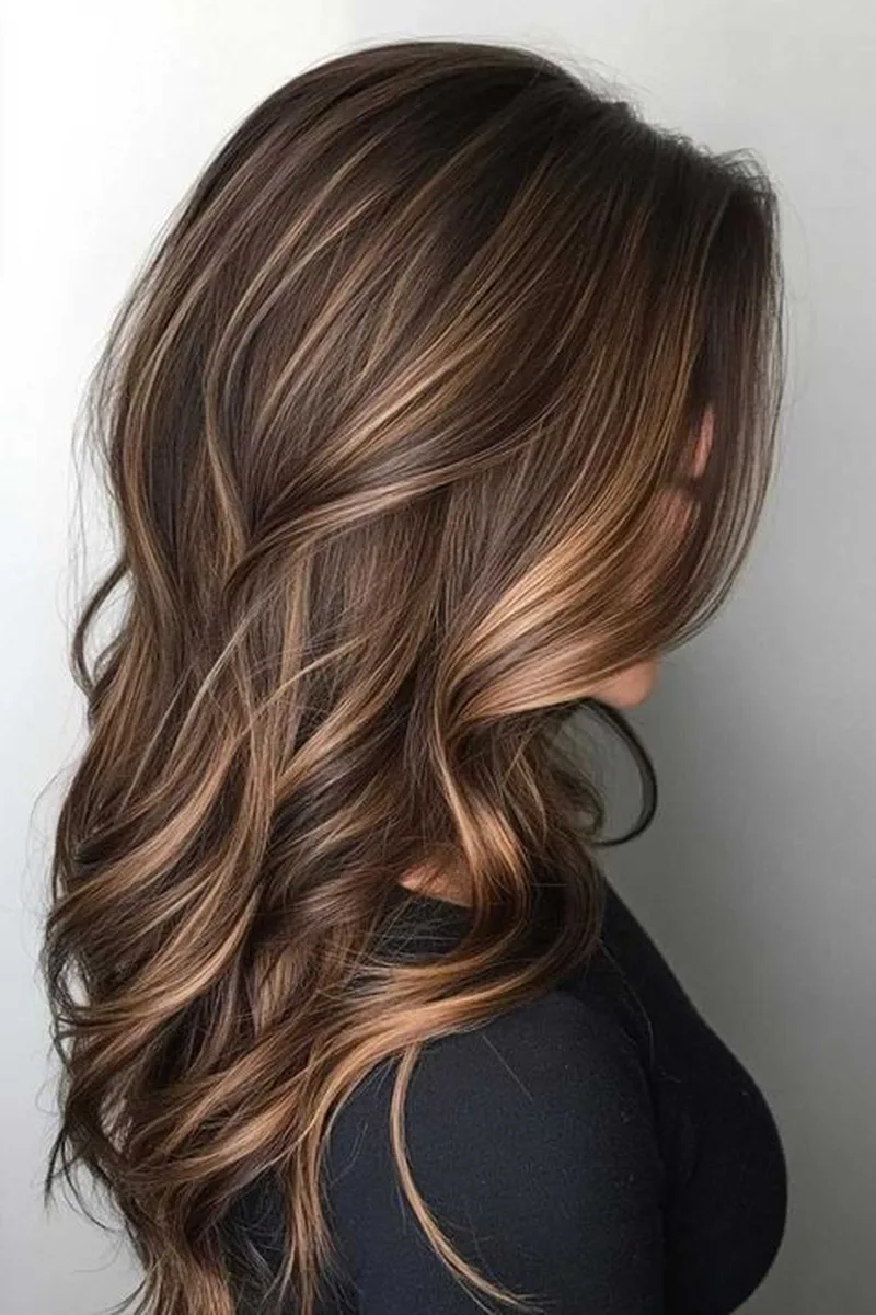 Dimensional Chocolate to Caramel Blonde Balayage