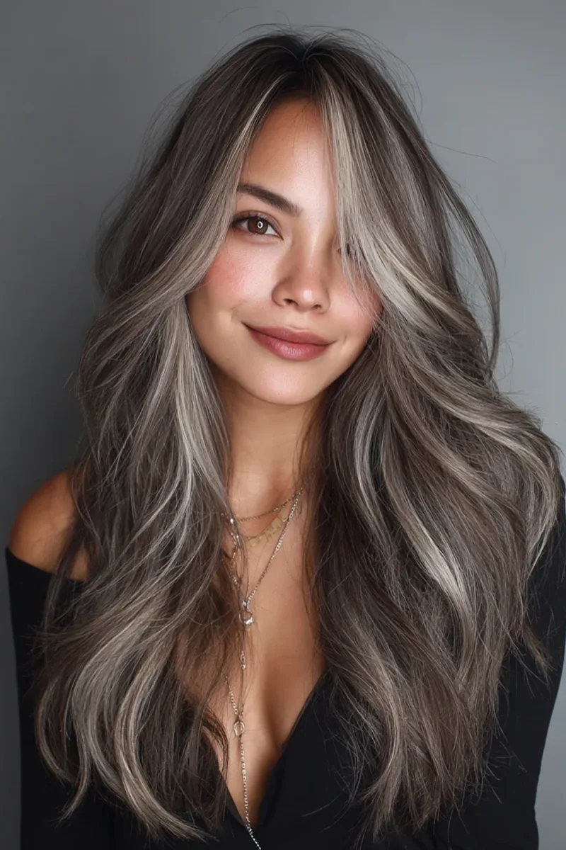 Soft Waves with Balanced Silver Highlights
