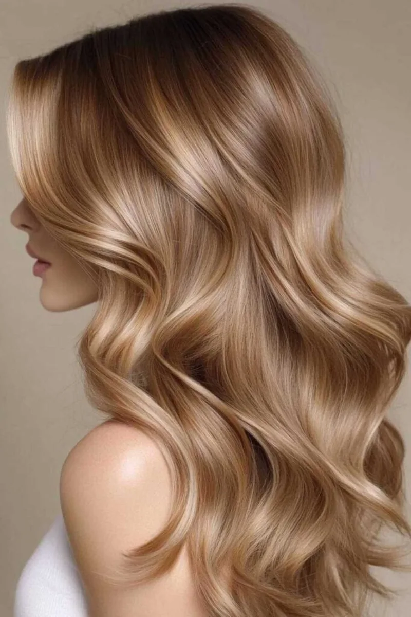 27 Honey Golden Blonde and Caramel Balayage Ideas on Dark Brown Hair You'll Love 16 Soft Caramel Swirl Balayage