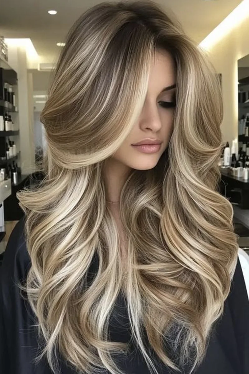 27 Honey Golden Blonde and Caramel Balayage Ideas on Dark Brown Hair You'll Love 17 Golden Caramel Waves with Brighter Tips