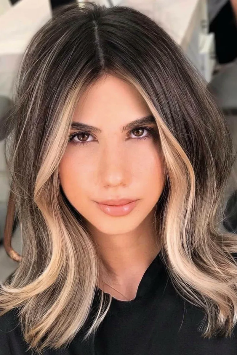 Deeper Shadow Root with Beige Balayage