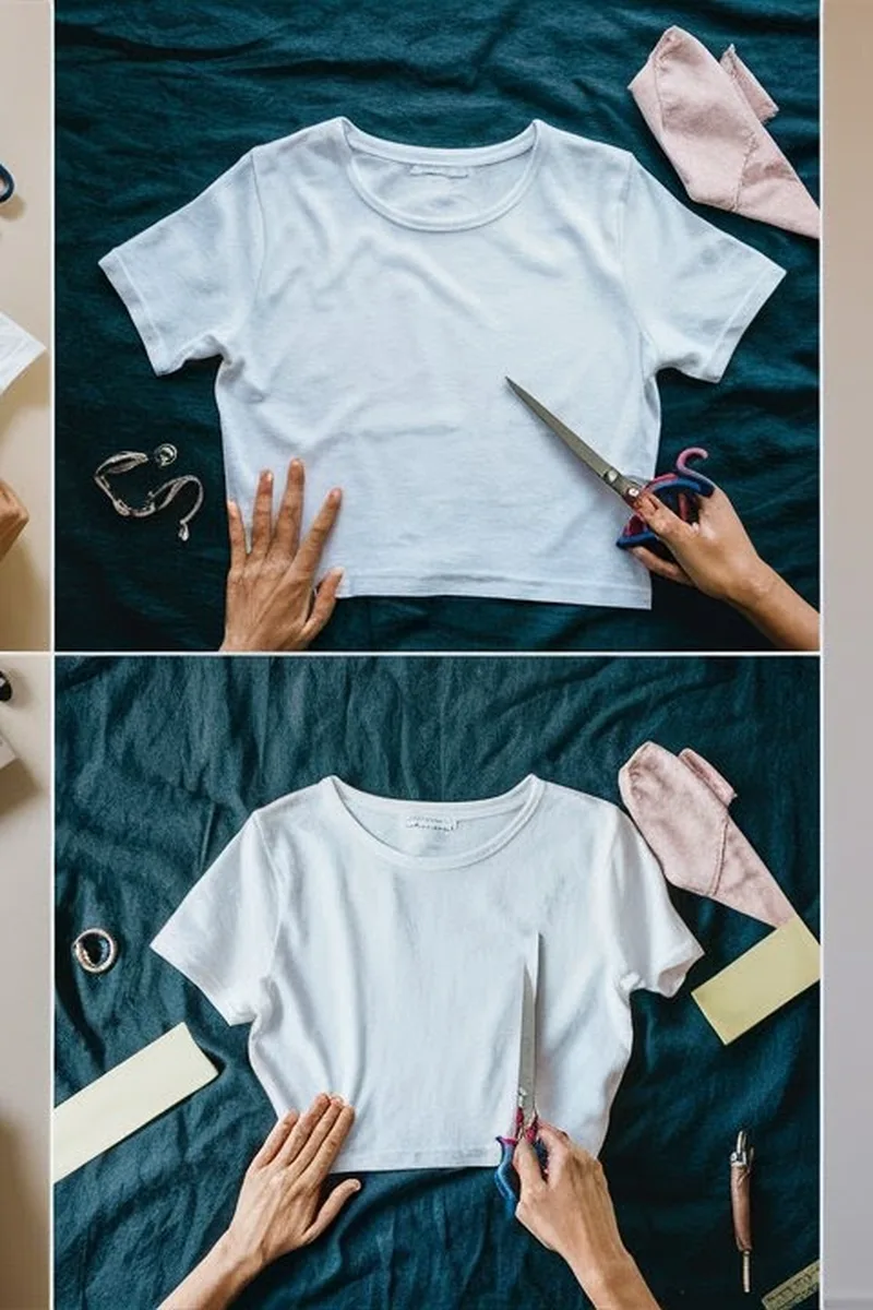 13 Trendy DIY Cut T-Shirt Hacks That Transform Your Old Tees Into Statement Pieces idea 1