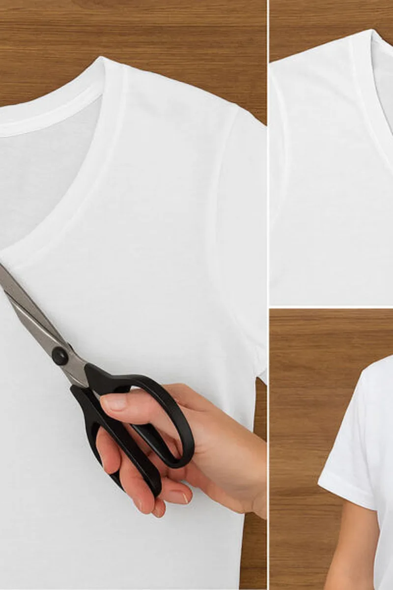 13 Trendy DIY Cut T-Shirt Hacks That Transform Your Old Tees Into Statement Pieces idea 5