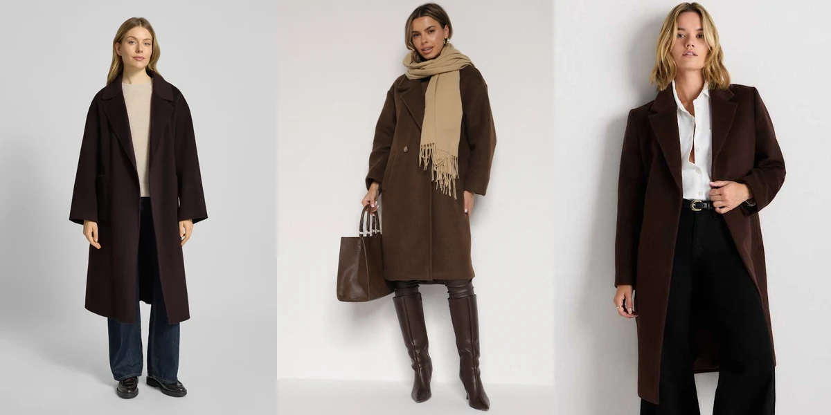 18 Chocolate Brown Coat Outfits for Winter Days That Are Chic, Warm and Elegant featured