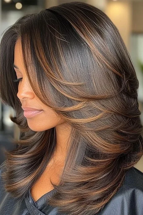 Layered Cut with Reddish-Brown Dimension