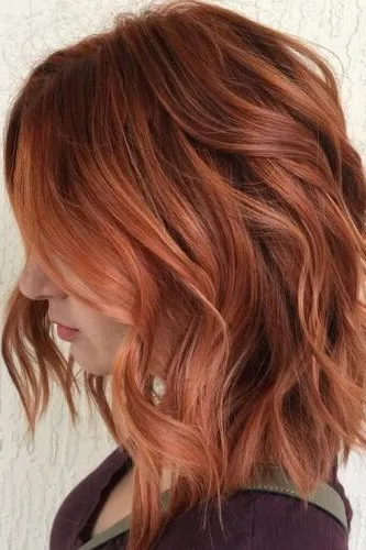 Mocha Bob with Soft Copper Whispers
