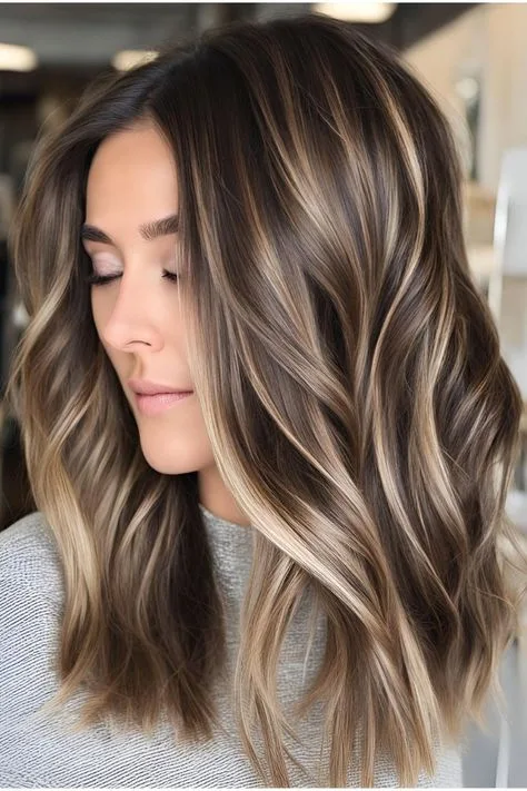 Cool Beige Bronde Balayage for Brunettes