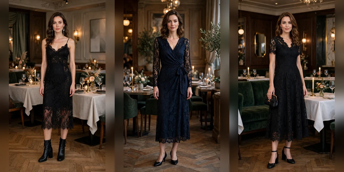 20 Black Lace Outfits for Valentine Nights That Are Chic, Romantic and Easy to Wear