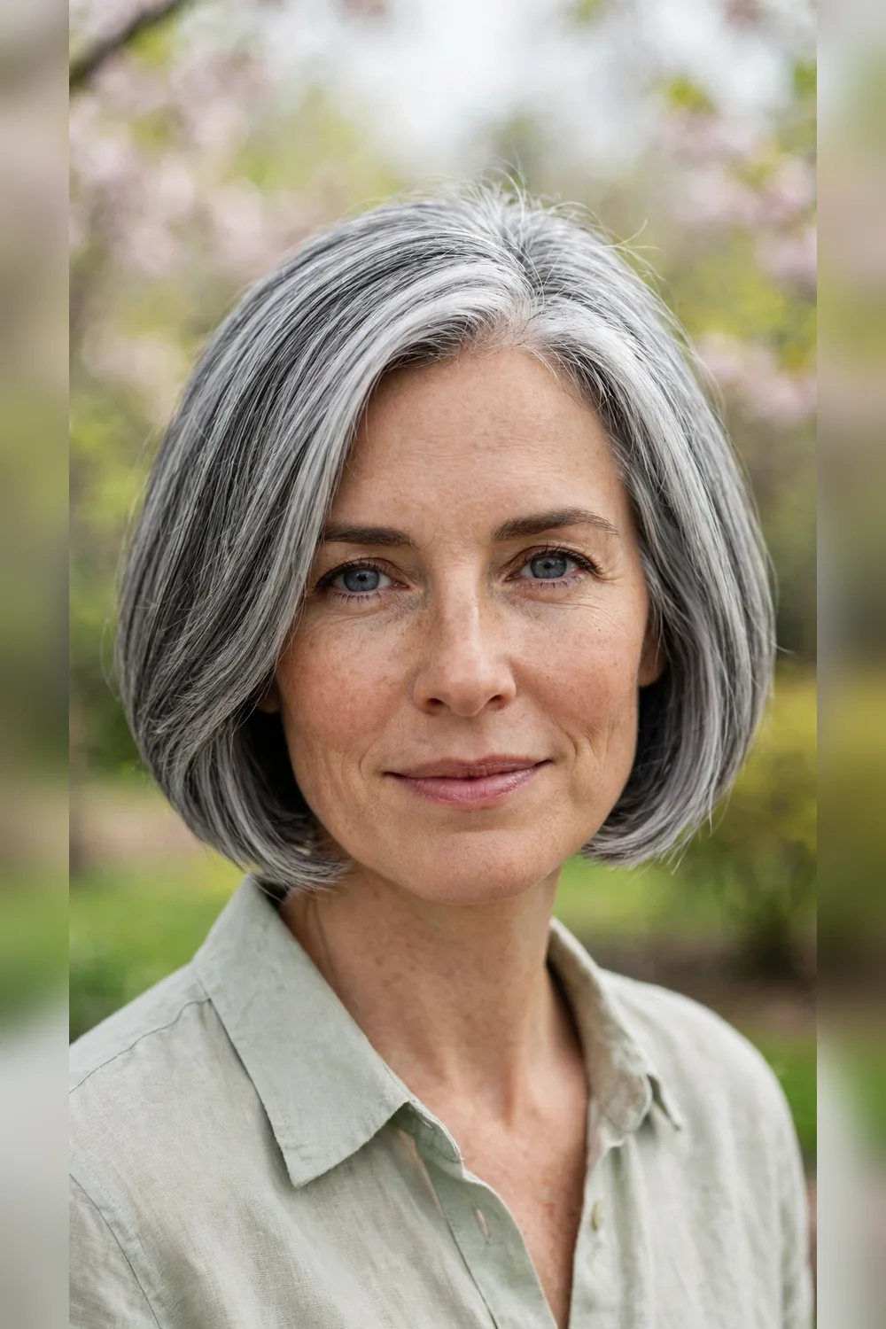 Bob Refresh Haircuts With Silver Tones
