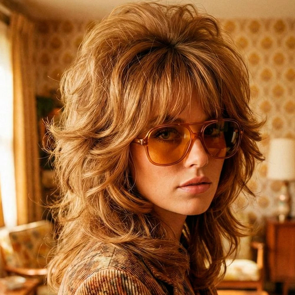 22 Bouncy Retro Blowout Hairstyles for Thick Hair with Feathered Ends That Feel Full, Light and Easy to Wear 14 Bouncy Thick Hair with Outward Feathered Flicks