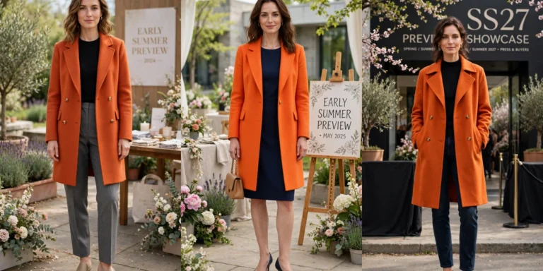 33 Bright Orange Coat Outfits for Early Summer Previews That Are Fresh, Chic and Easy to Wear