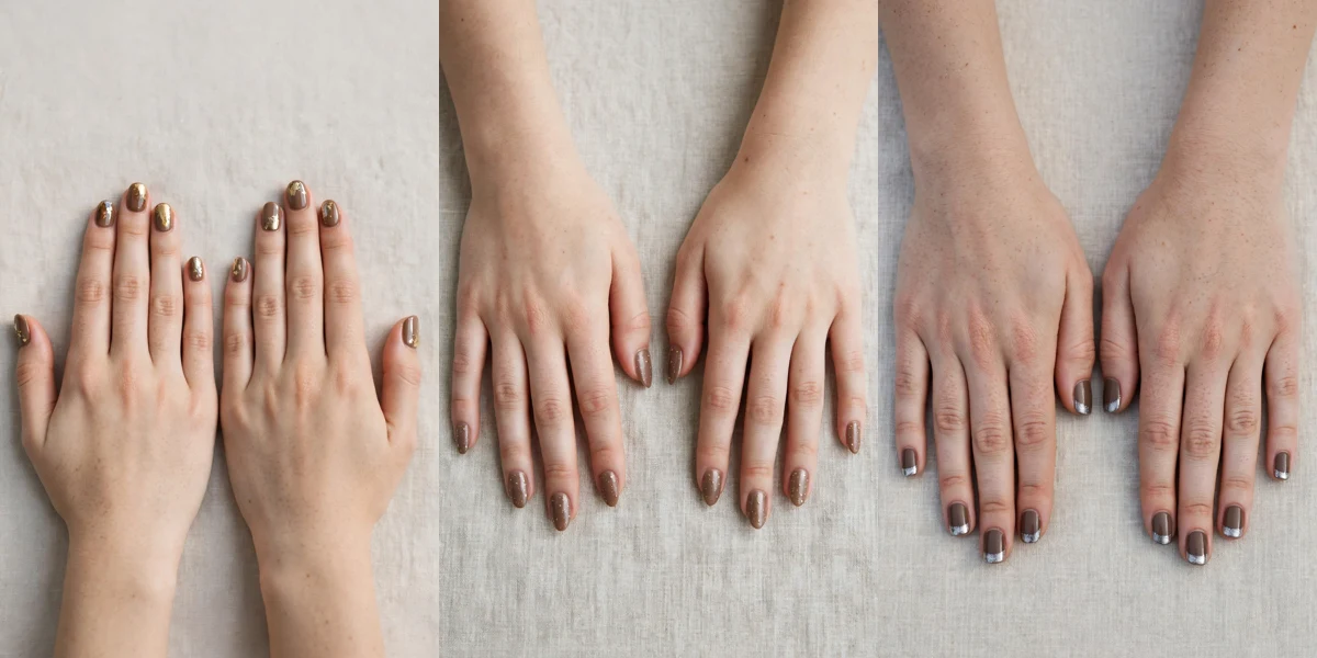 40 Brown Neutral Matte Christmas Nails For Women In Their 20S For Winter Dates That Are Chic, Warm and Elegant