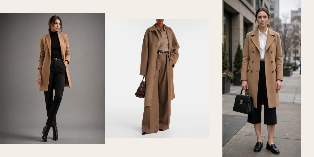 25 Camel Wool Coat Outfits for Office Days in Winter That Are Chic, Warm and Elegant featured