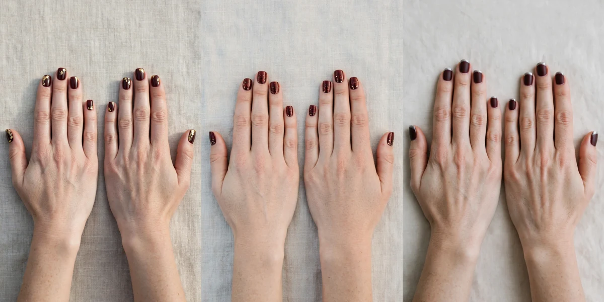 38 Cherry Cola Short Square Nails For January Office Wear That Are Chic, Warm and Elegant
