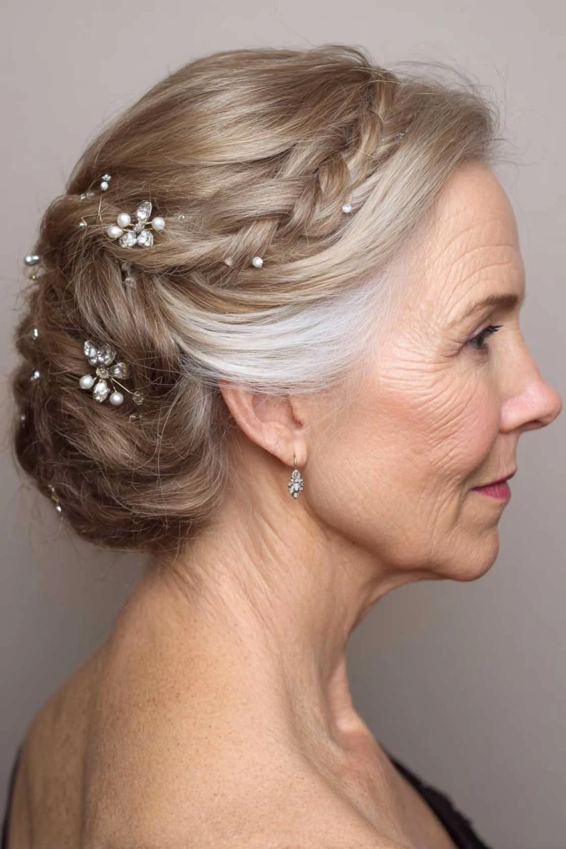 22 Classic Winter Chignon Hairstyles for Women Over 70 for Family Gatherings - Idea 18