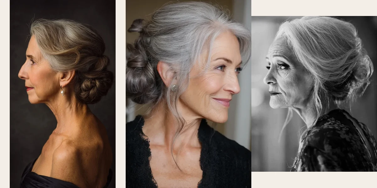 22 Classic Winter Chignon Hairstyles for Women Over 70 for Family Gatherings - Featured