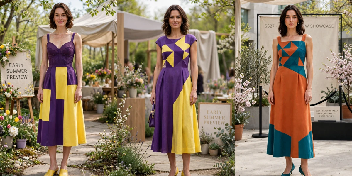 33 Colour Block Dress Outfits for SS27 Previews That Are Fresh, Chic and Easy to Wear