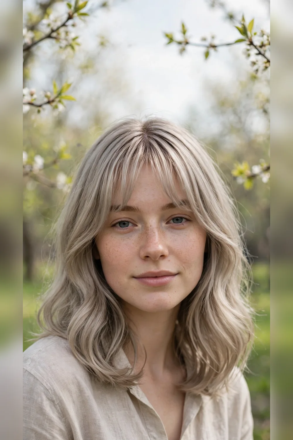 Curtain Bang Hairstyles With Inward Flicks