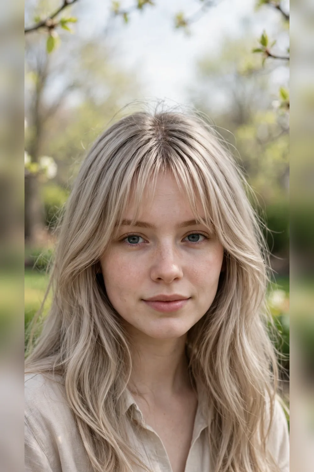 Curtain Bang Hairstyles With Thick-Hair Control