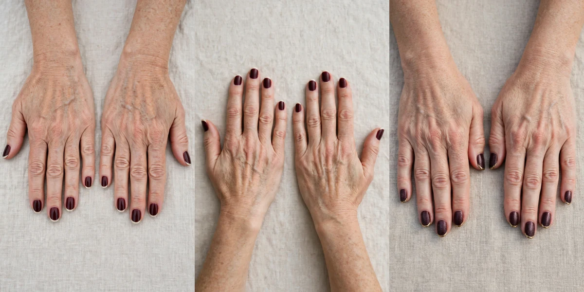 18 Dark Cherry Velvet French Tip Nails For Women Over 50 For New Year Evenings That Are Chic, Warm and Elegant