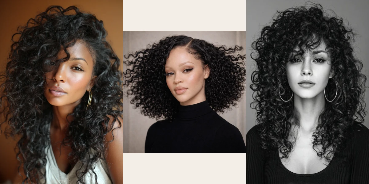 38 Deep Side Part Hairstyles for Curly Hair with Defined Volume That Feel Full, Defined and Easy to Wear