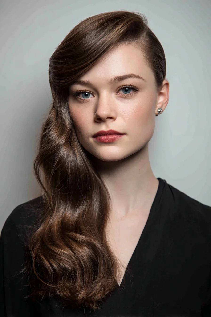 Long Soft Swept Waves with a Deep Side Part and a Soft Crown
